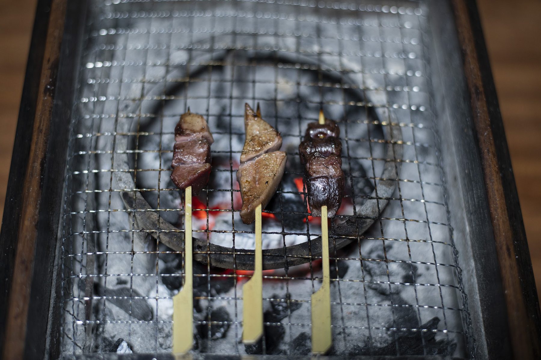 ジビエの串焼き