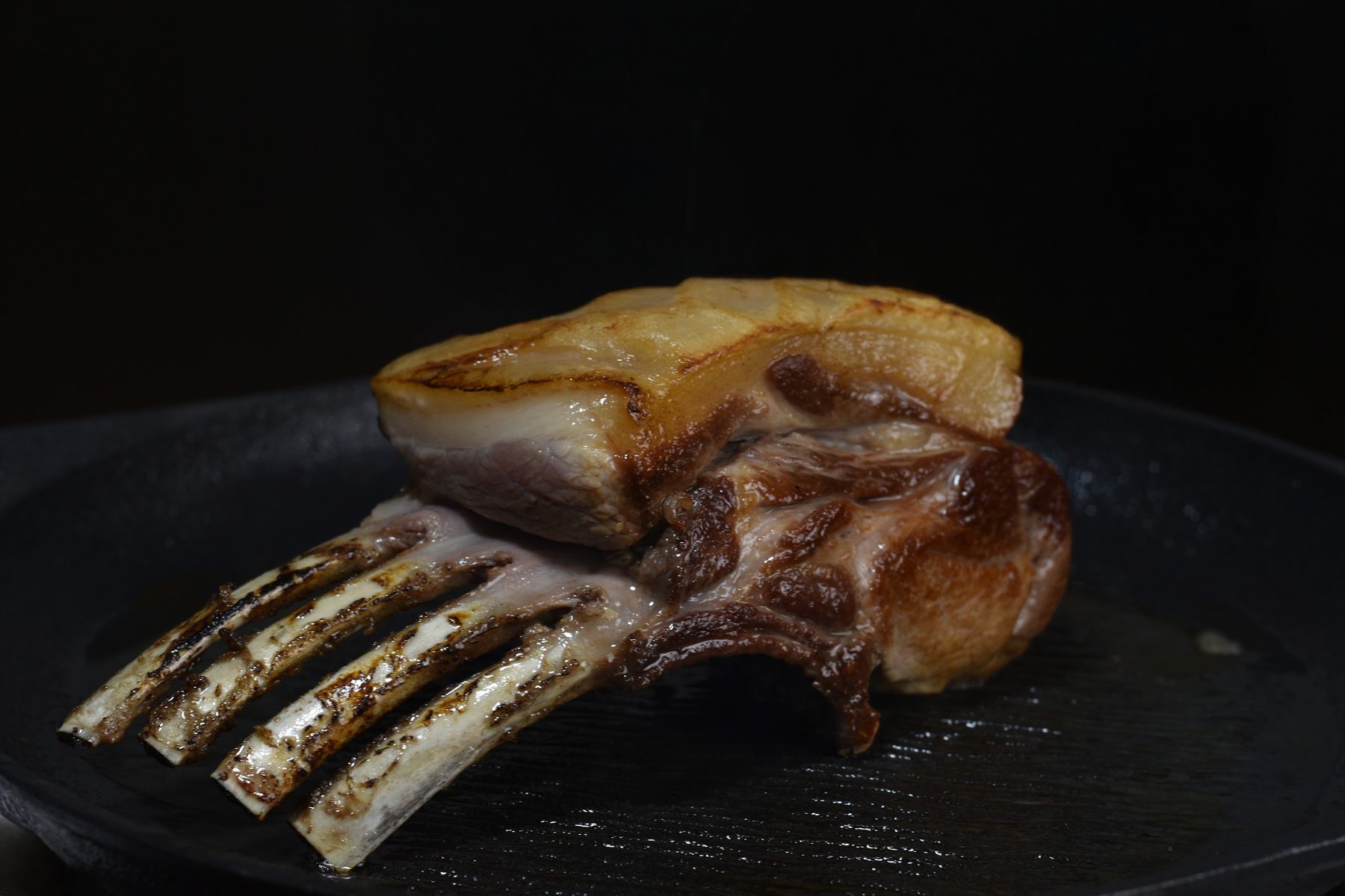 ジビエ肉のロースト